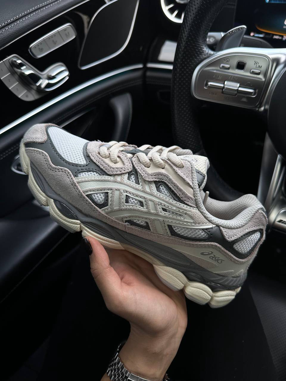 Asics Gel-NYC Grey/Beige — фото 2