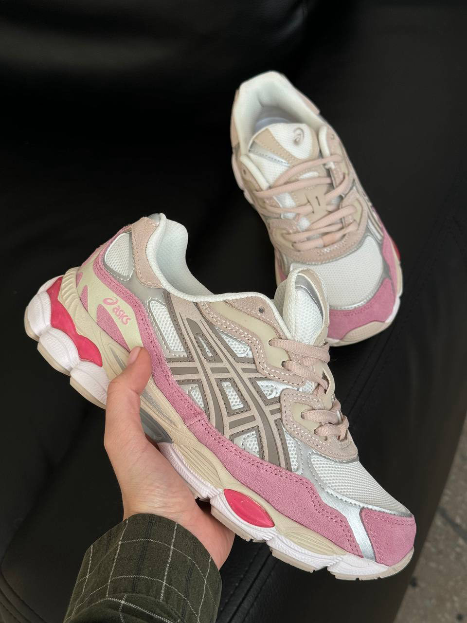Asics Gel-NYC White Pink — фото 2