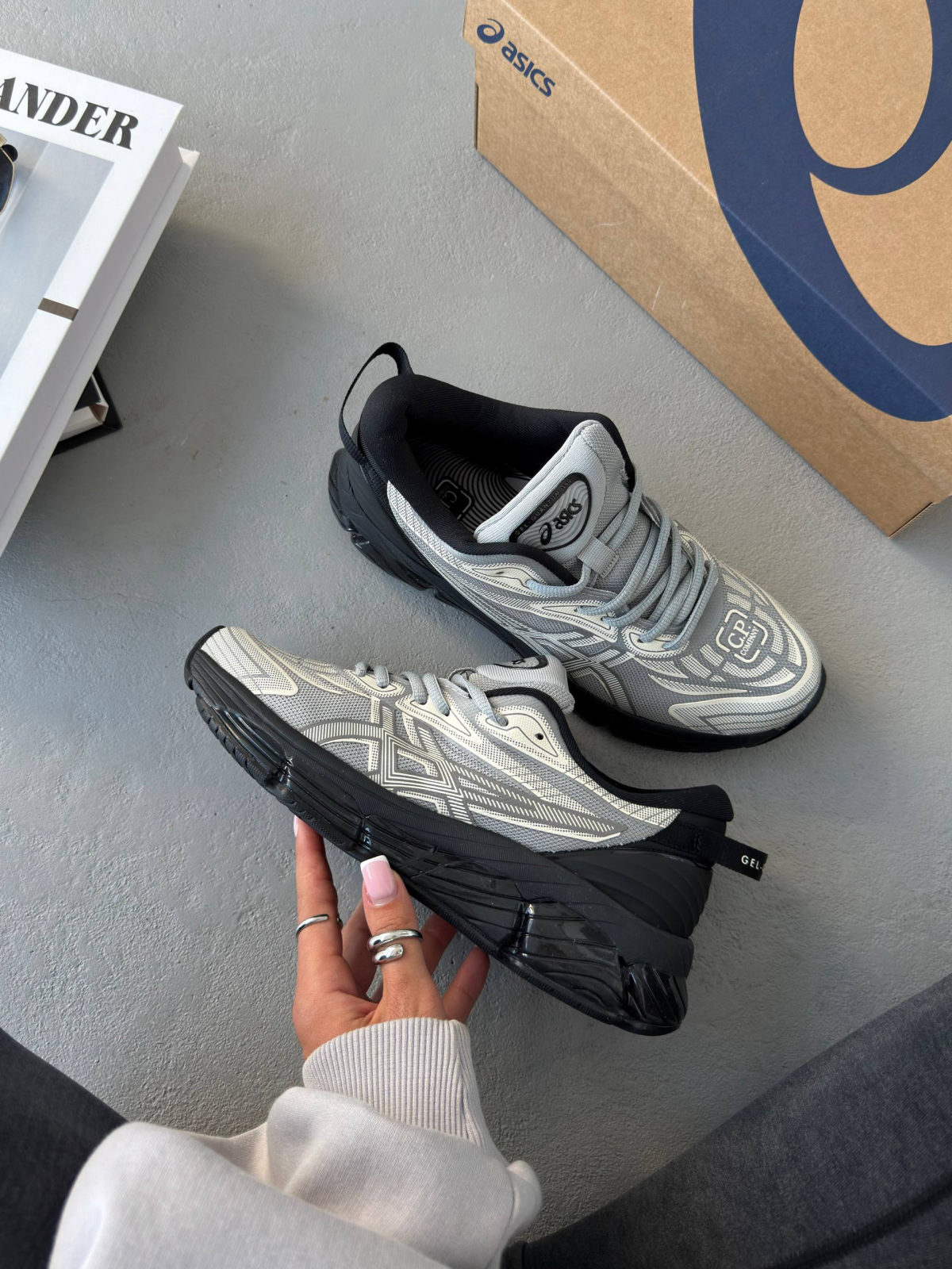 Asics Gel-Quantum X C.P. Company 360 Grey Black — фото 2