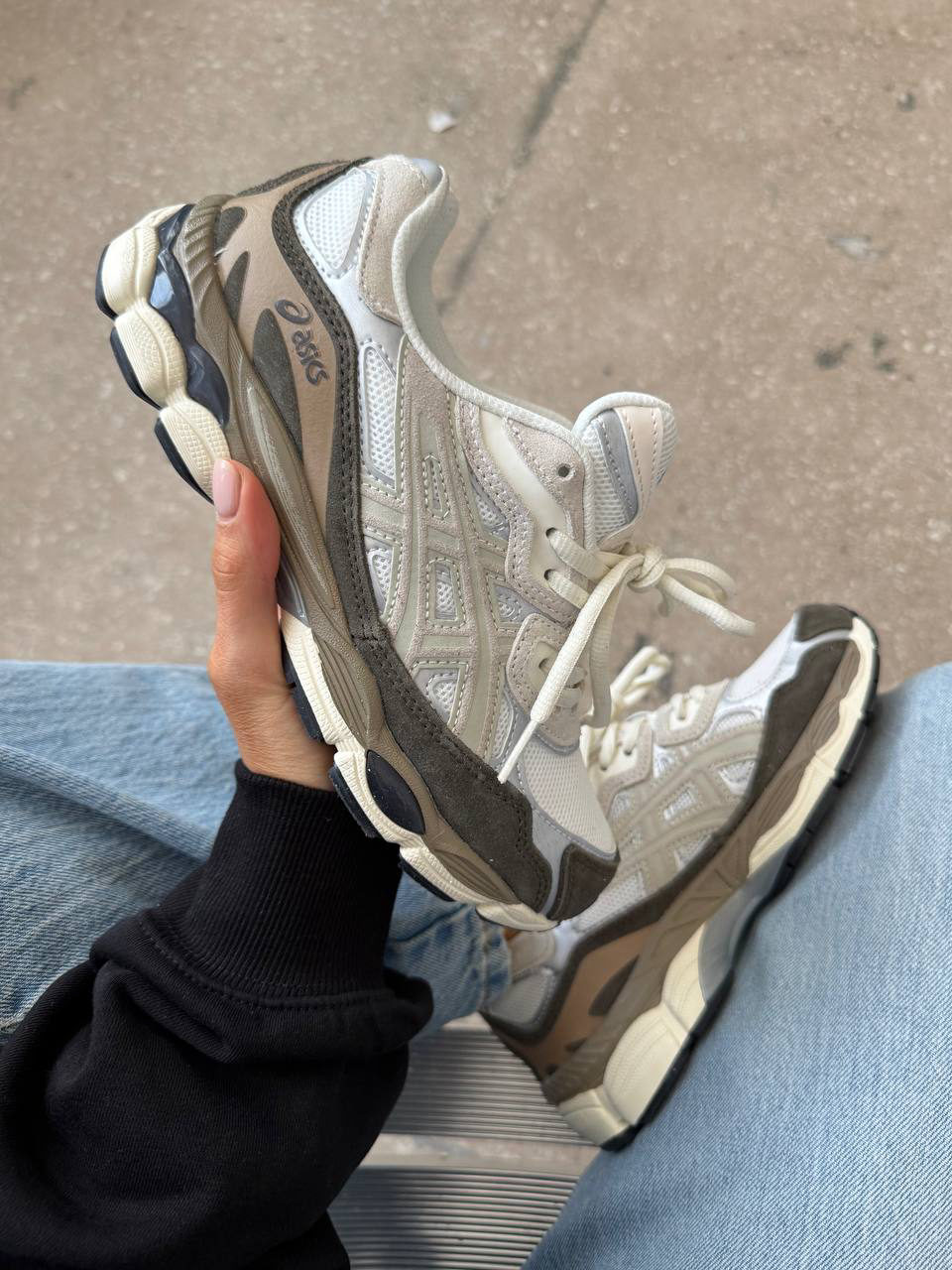 Asics Gel-NYC Brown/Cream — фото 3