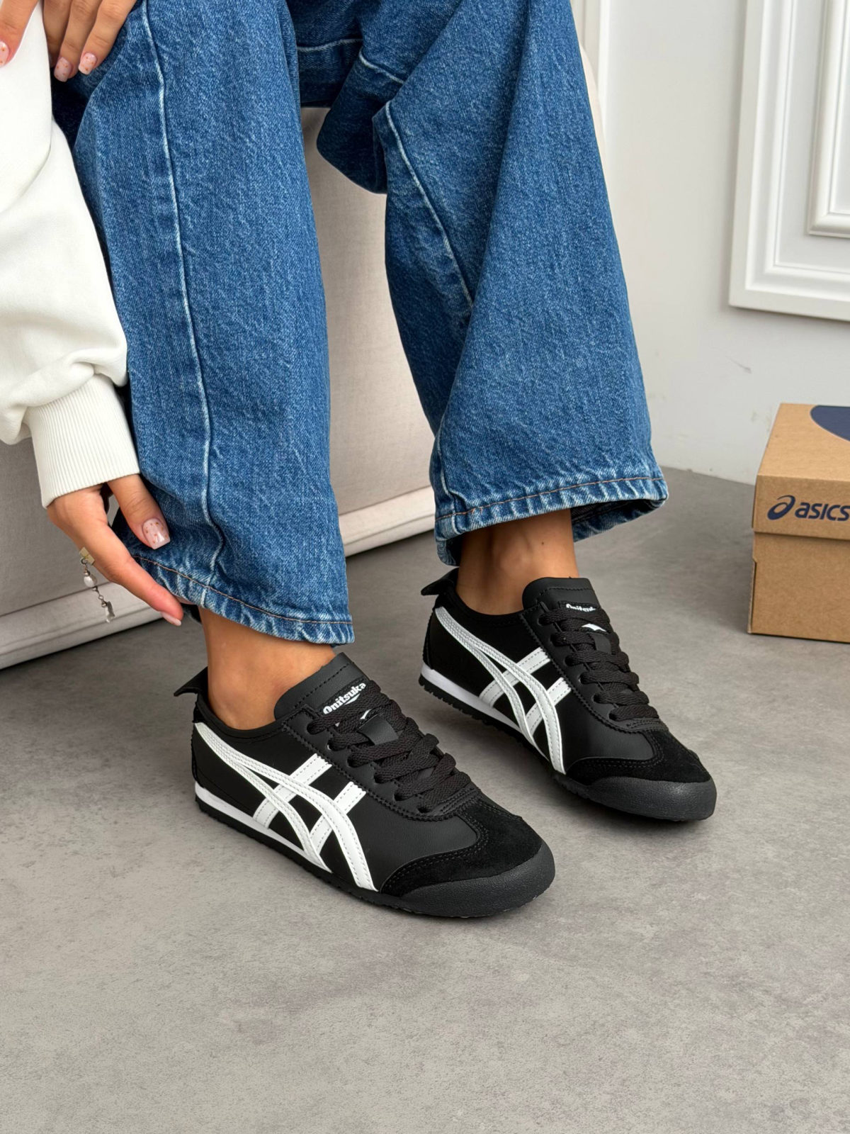 Asics Onitsuka Tiger Mexico 66 Black — фото 2