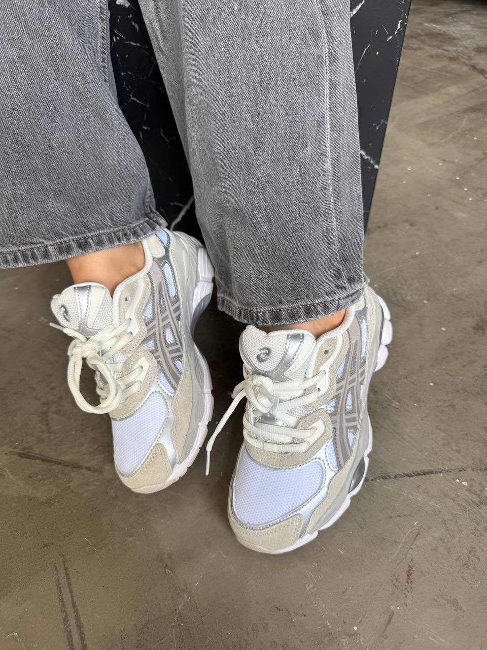 Asics Gel-NYC Beige White — фото 2