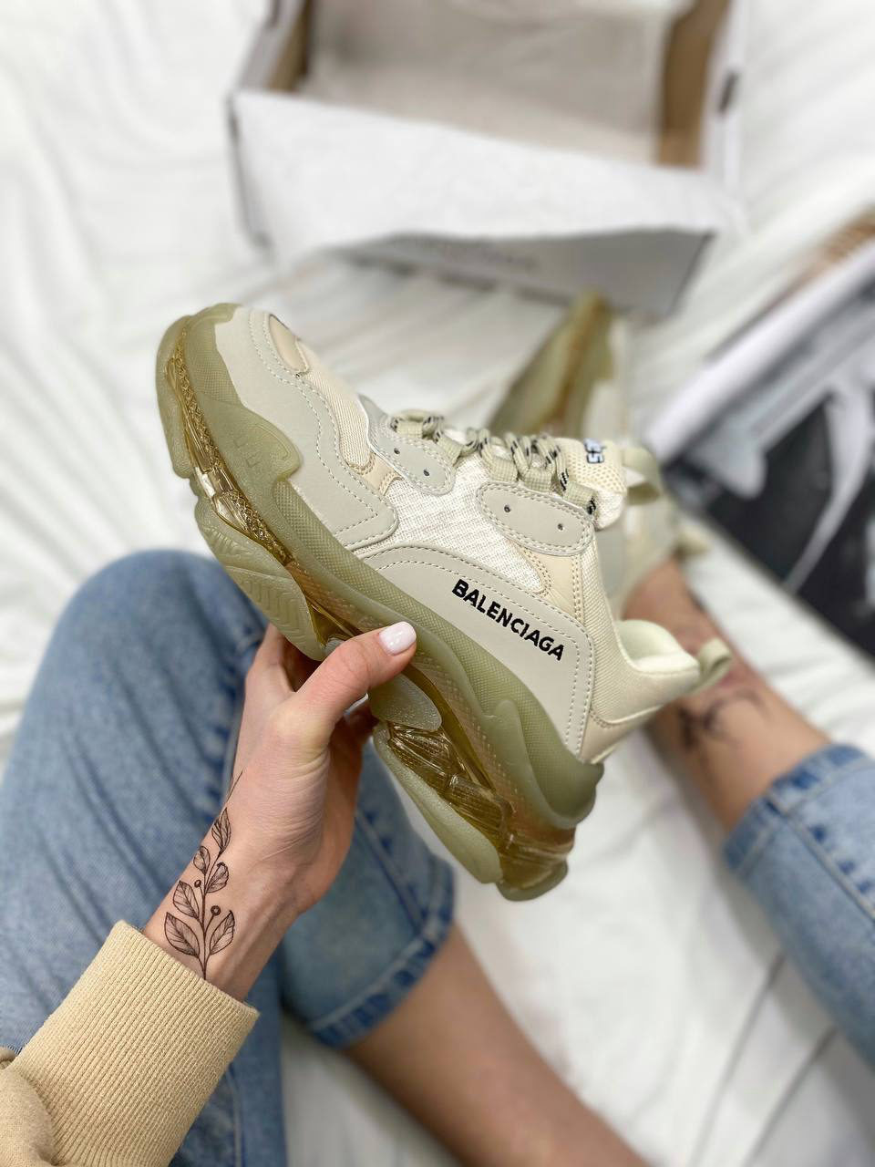 Balenciaga Triple S Transparent Crystal — фото 4
