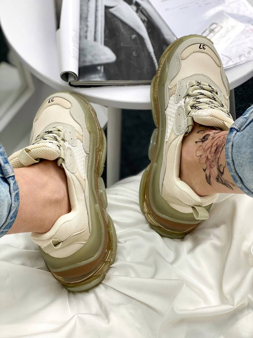Balenciaga Triple S Transparent Crystal — фото 5