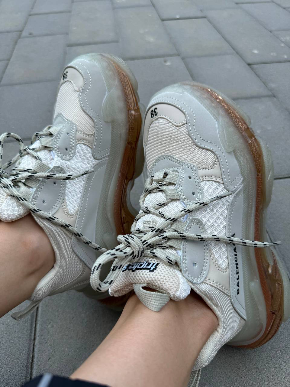 Balenciaga Triple S Transparent Crystal — фото 2