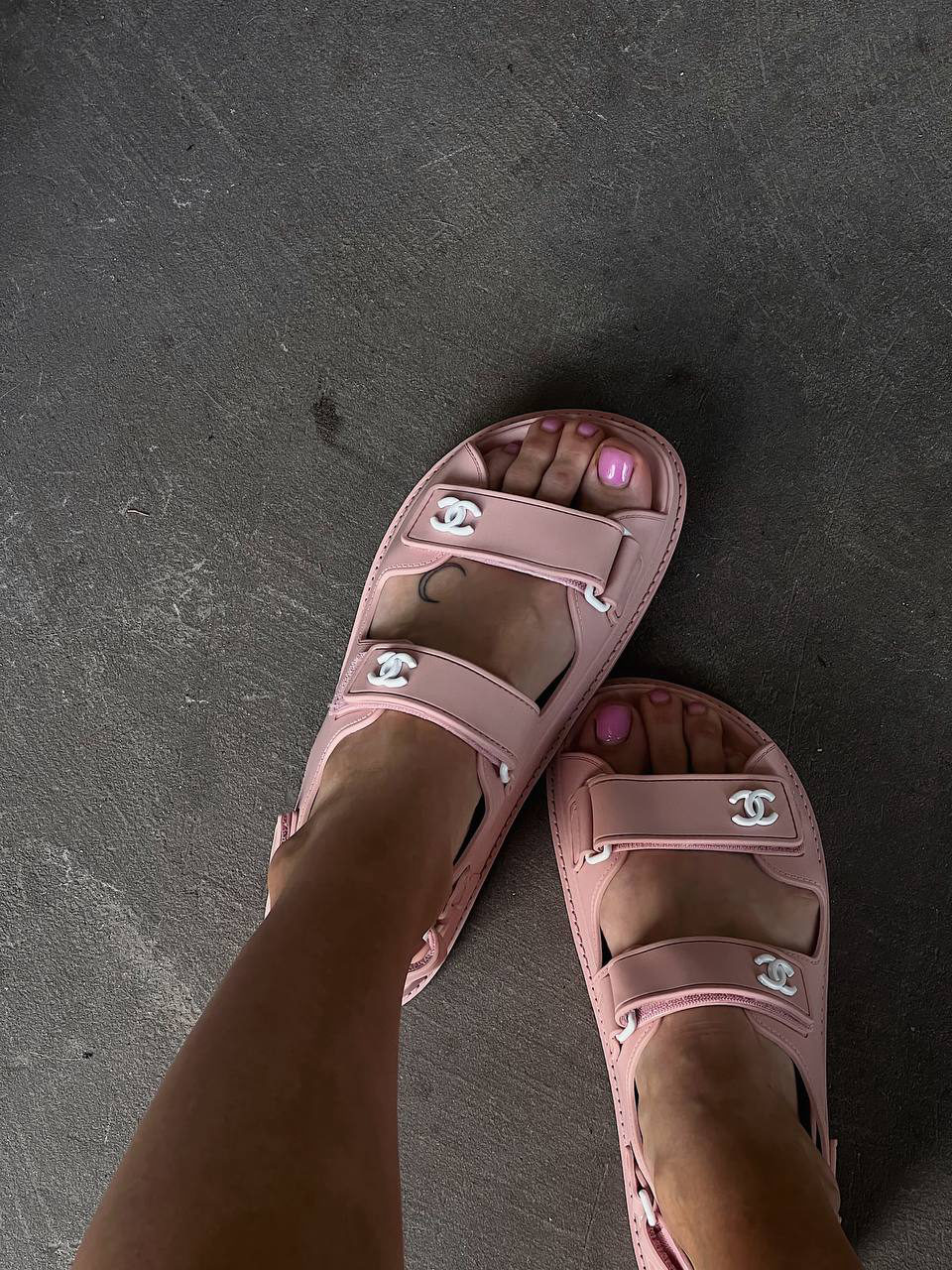 Chanel ''Dad"" Sandals Pink Premium — фото 2