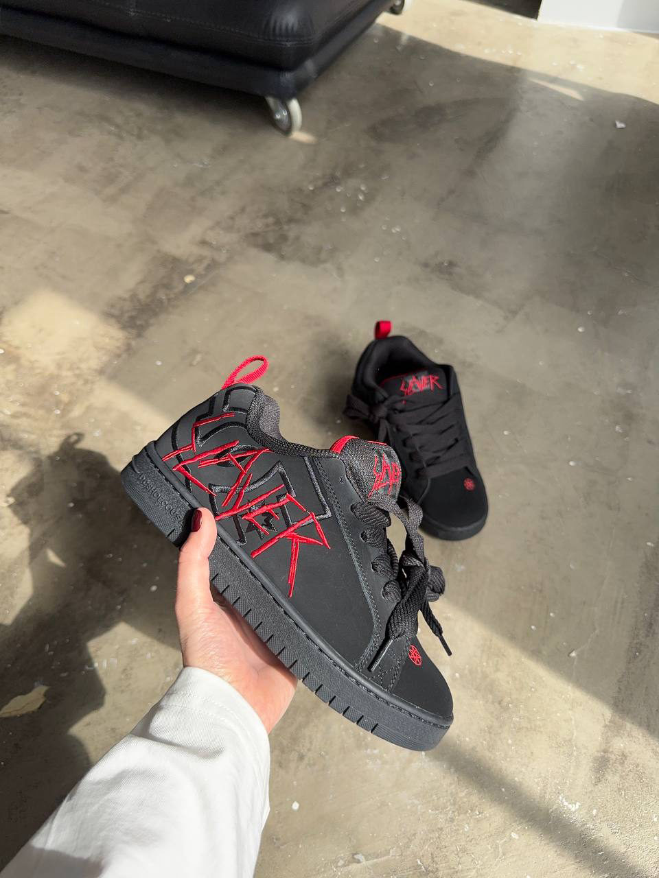 DC Shoes DC x Slayer Court Graffik Black Red — фото 3
