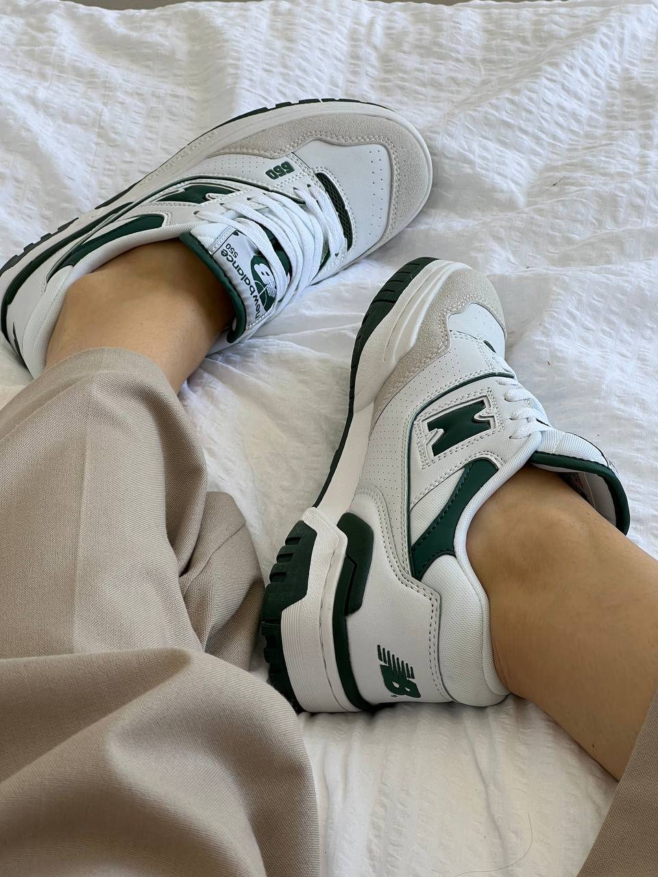 New Balance 550 White Green РОЗПРОДАЖ — фото 2