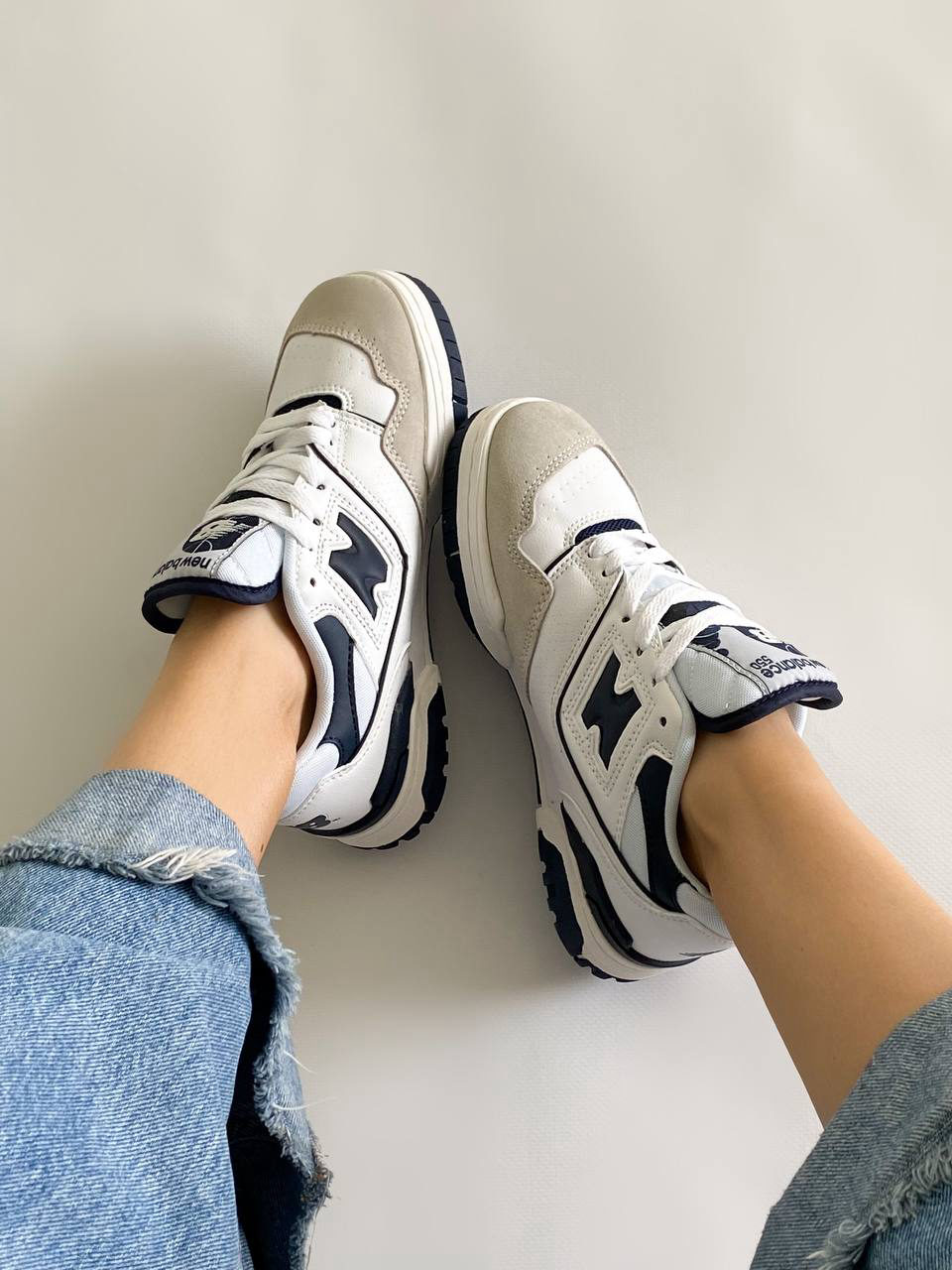 New Balance 550 White Black РОЗПРОДАЖ — фото 2