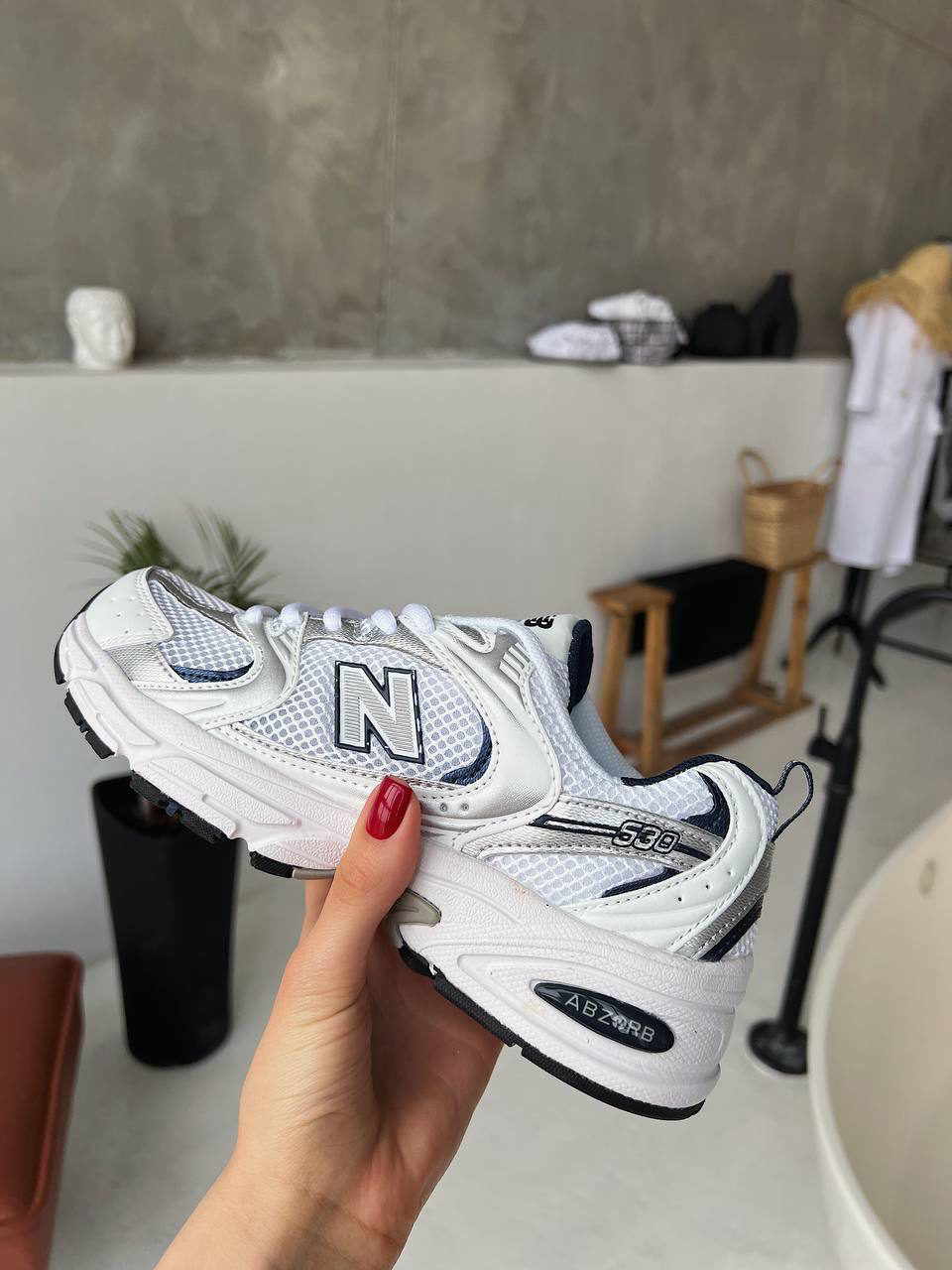 New Balance 530 White Silver Lux — фото 2