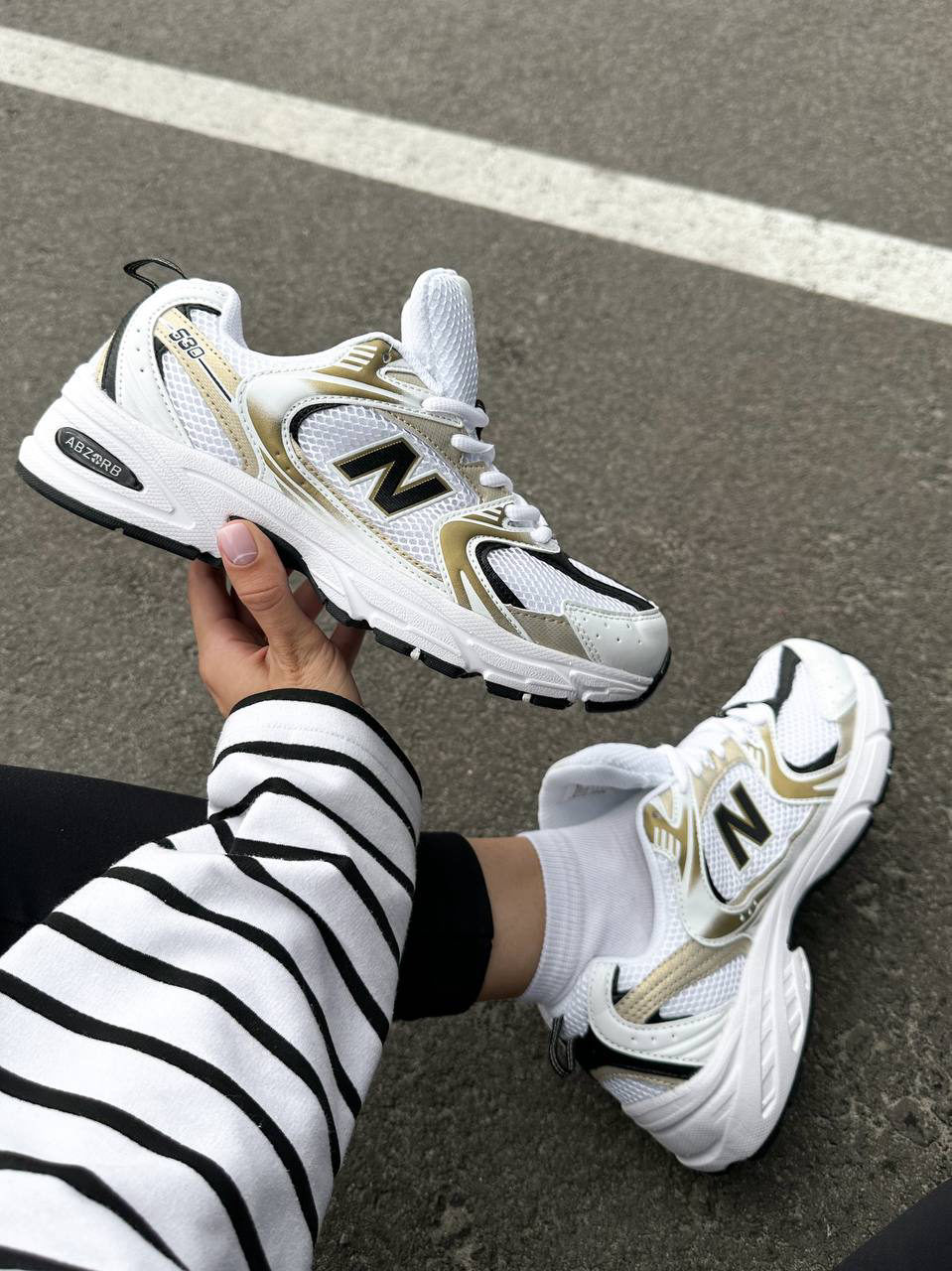 New Balance 530 Silver Gold — фото 2