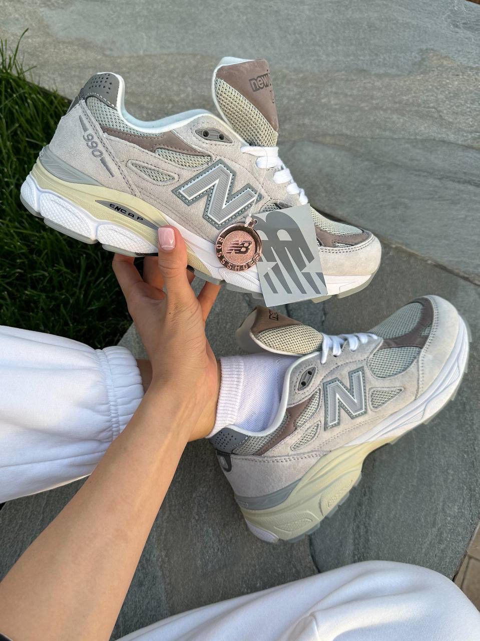 New Balance 990 Beige — фото 2