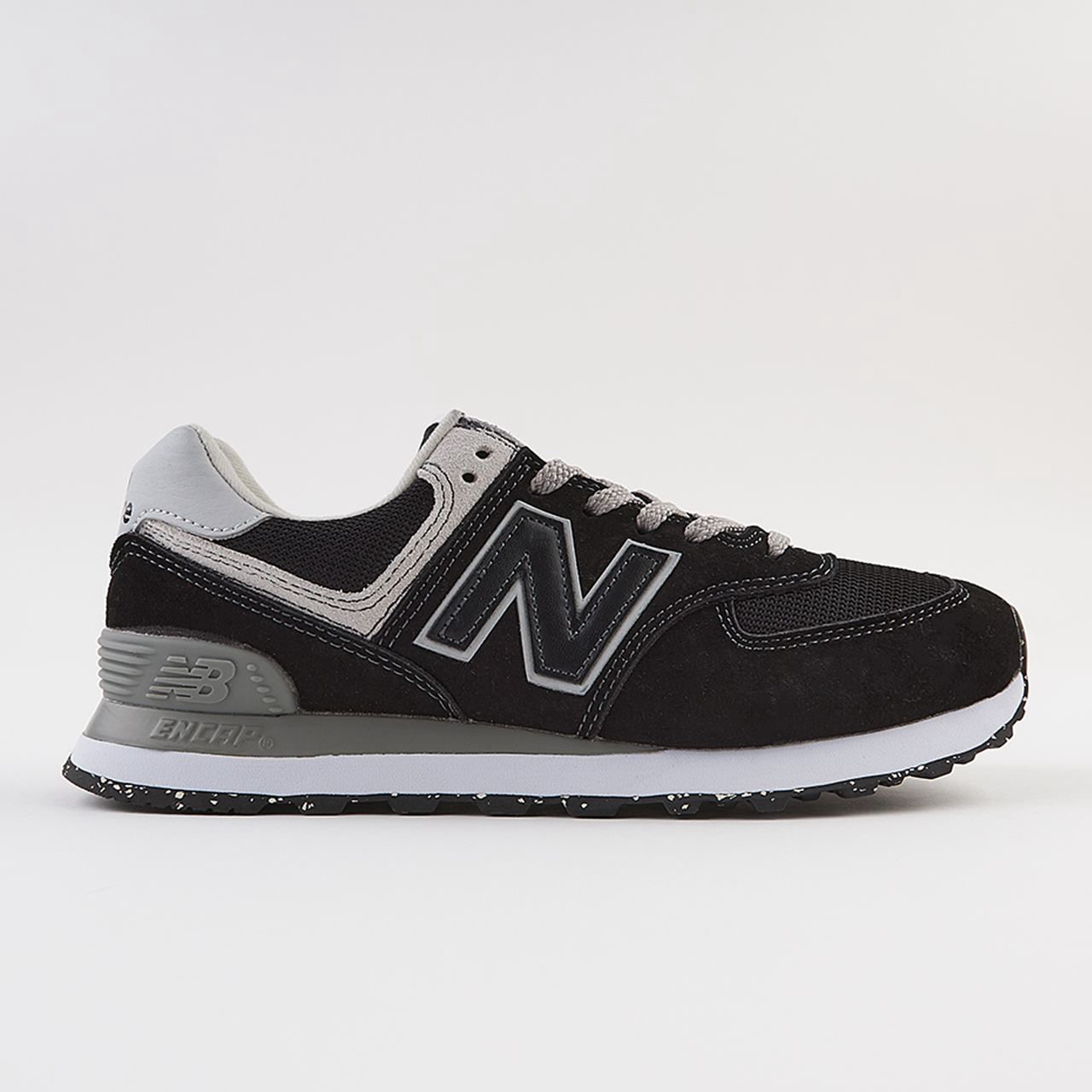 New Balance 574 Classic Black/White — фото 2