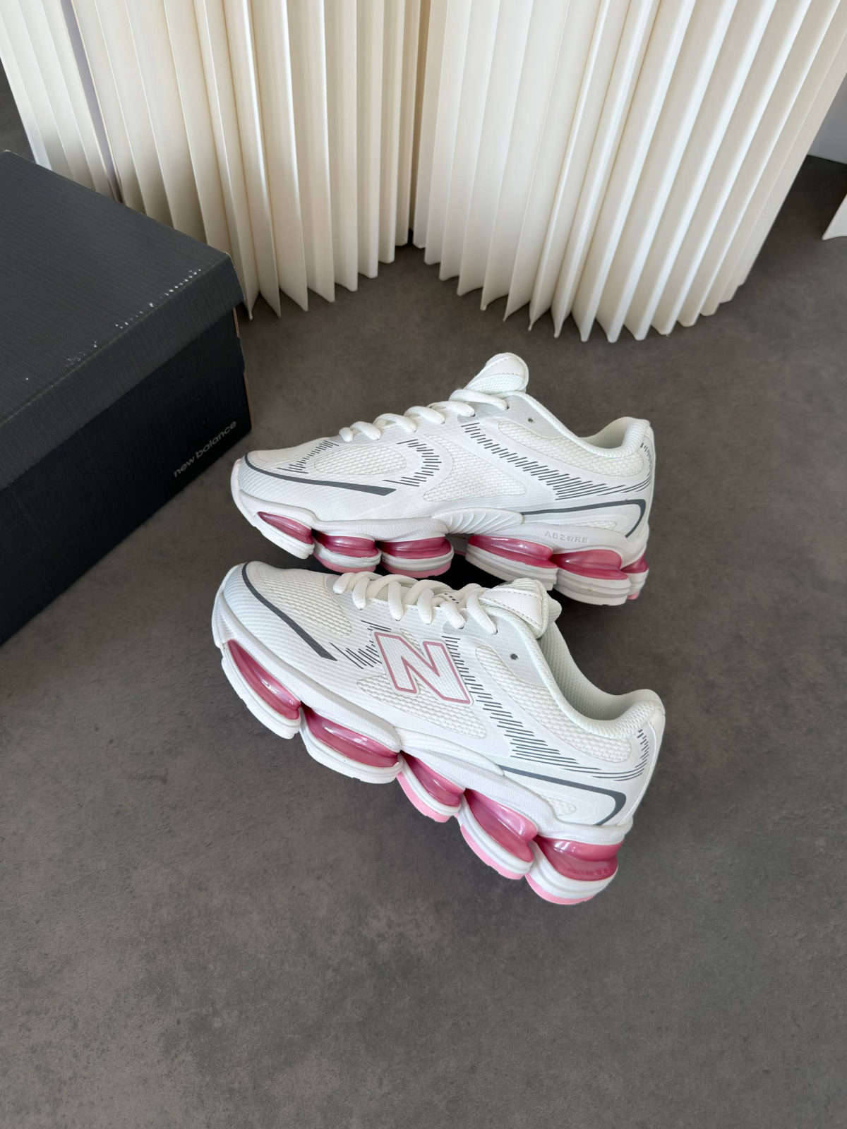 New Balance 2000 Timberwolf White Pink — фото 2