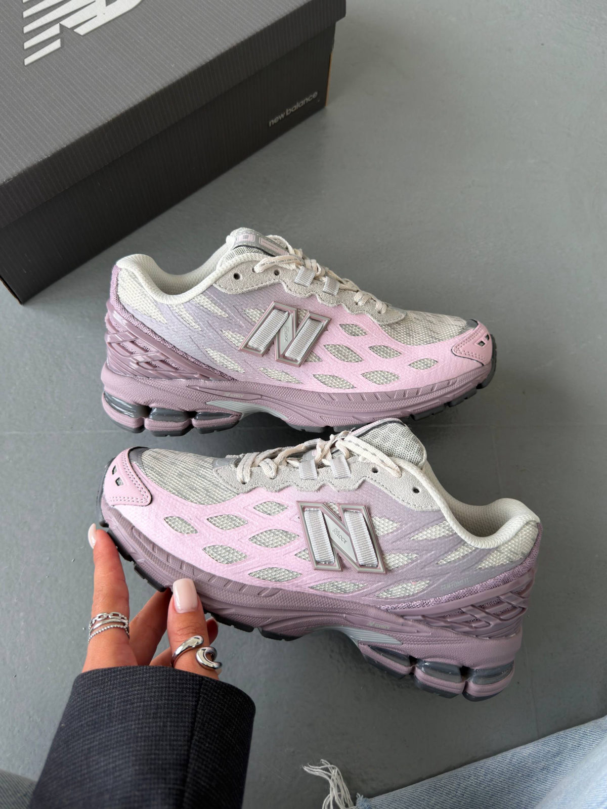 New Balance 1906W FantomFit Pink Grey — фото 2