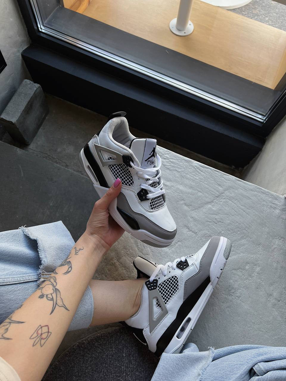 Air Jordan 4 Retro “Military Black” — фото 2