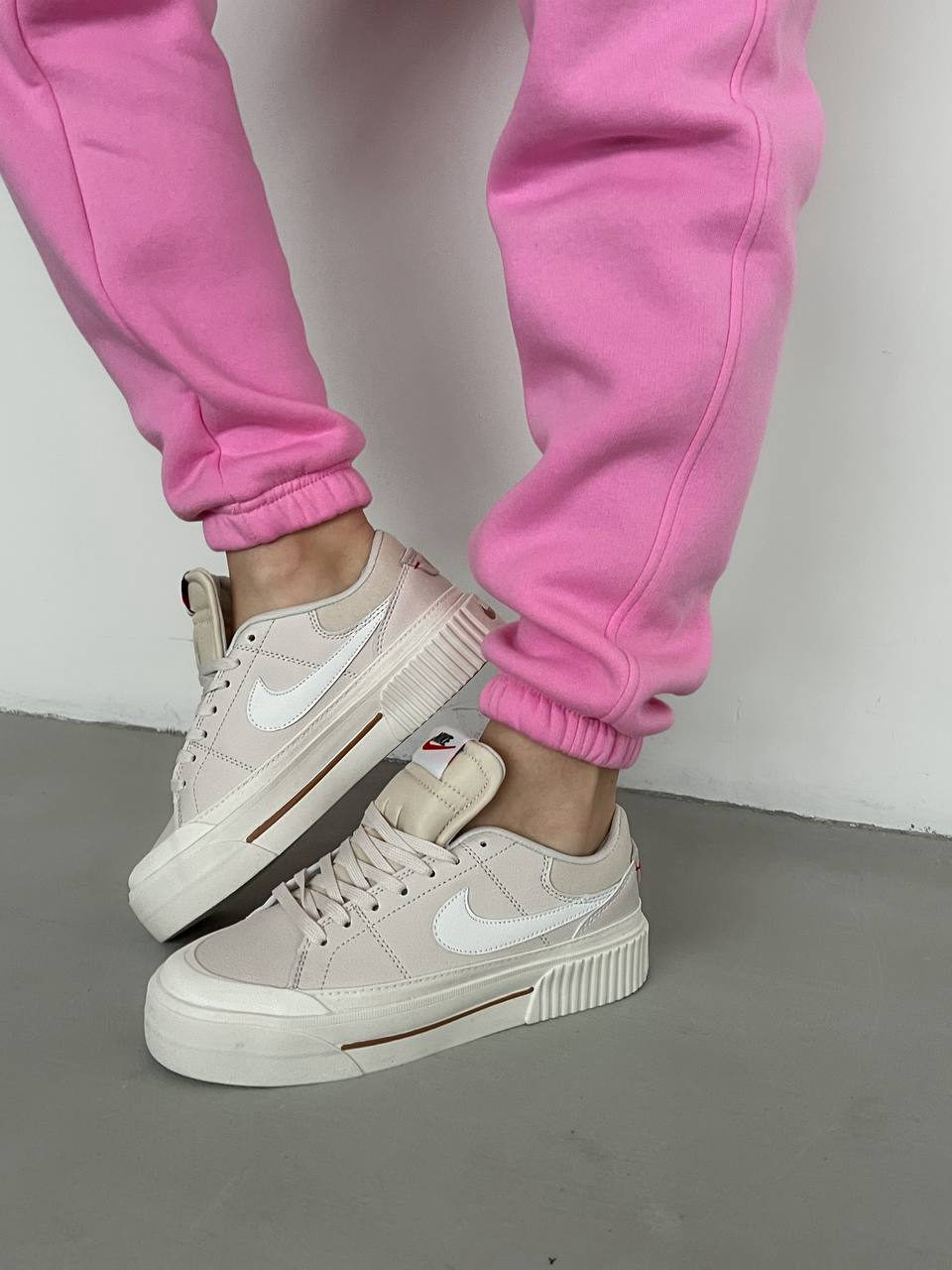 Nike Court Legacy White/Beige — фото 2