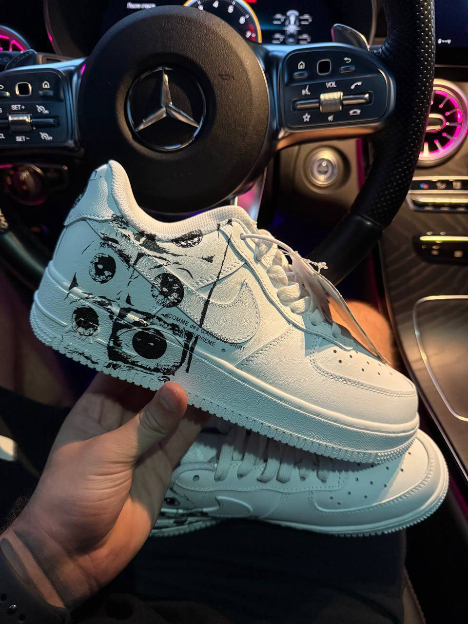 Nike Air Force 1 Low x Comme des Garçons Supreme — фото 3