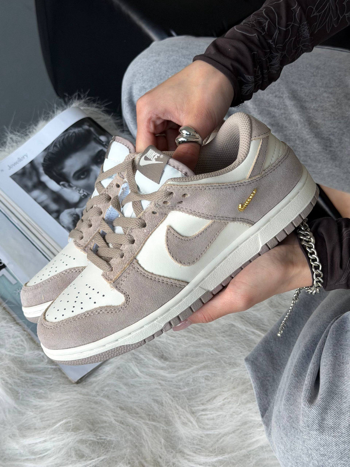 Nike Dunk Low Sail Beige — фото 2