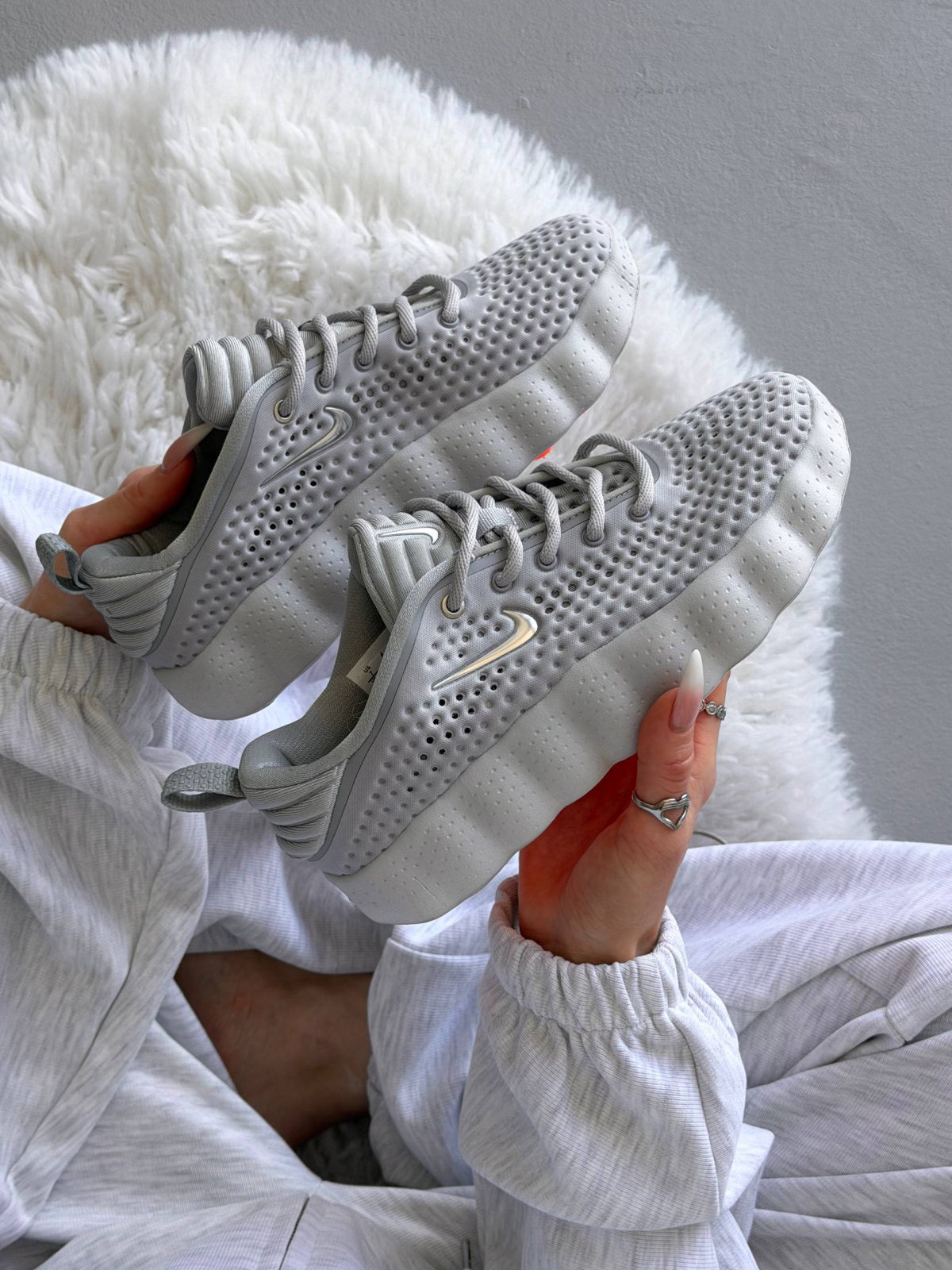 Nike Mind 002 Light Smoke Grey — фото 2