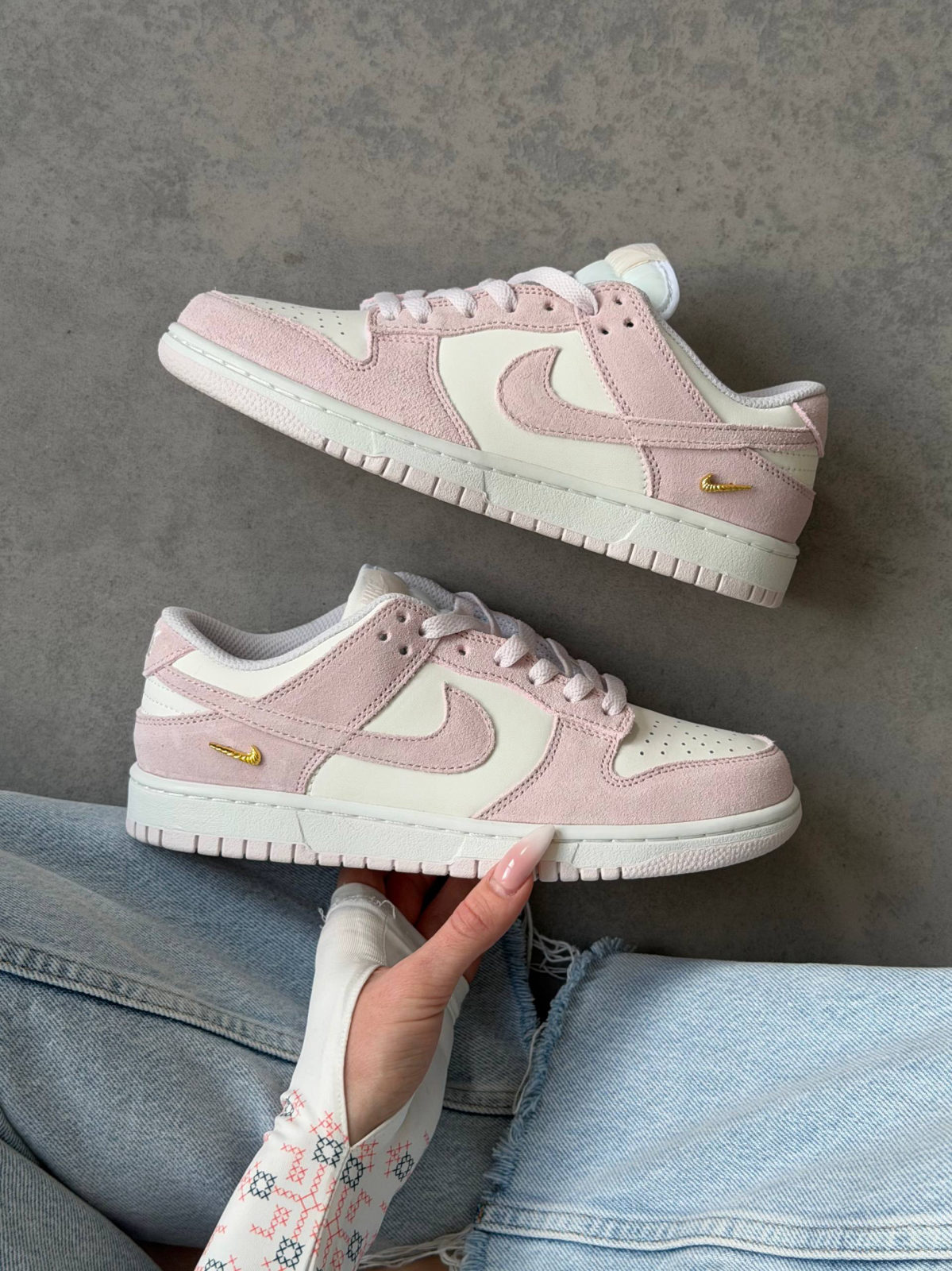 Nike Dunk Low Sail Pearl Pink — фото 2