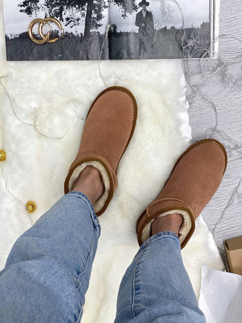 UGG Ultra Mini II Boot Beige Pink — фото 3