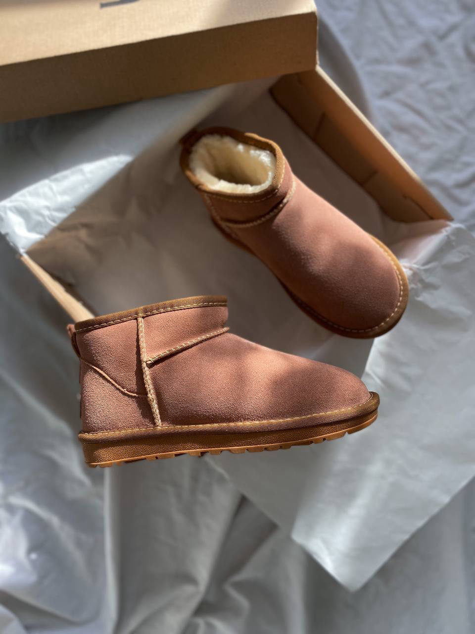 UGG Ultra Mini II Boot Beige Pink — фото 2