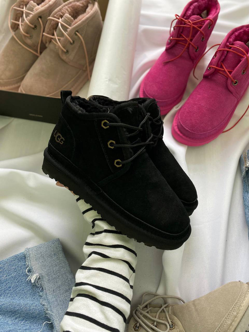 UGG Neumel Black РОЗПРОДАЖ — фото 3