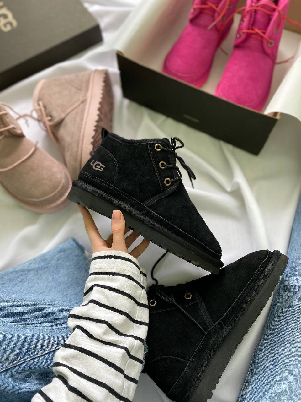 UGG Neumel Black РОЗПРОДАЖ — фото 4