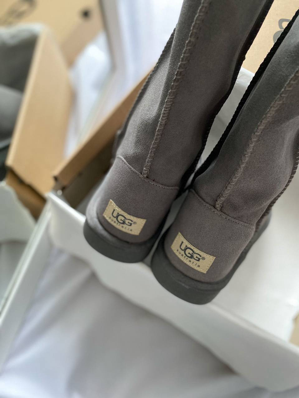 UGG Classic Tall II Boot Light Gray (Распродажа) — фото 2