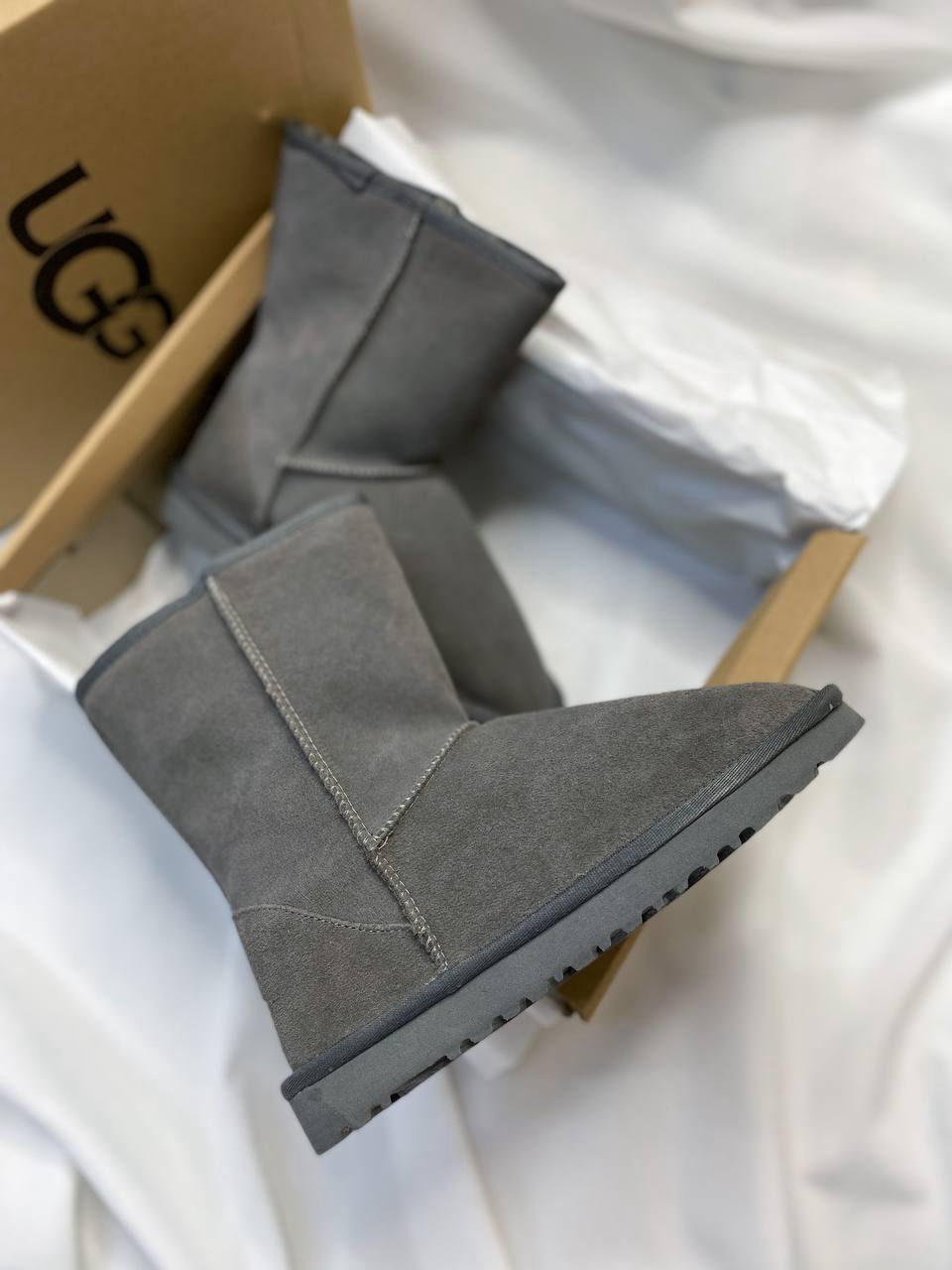 UGG Classic Short Gray (Распродаж) — фото 2