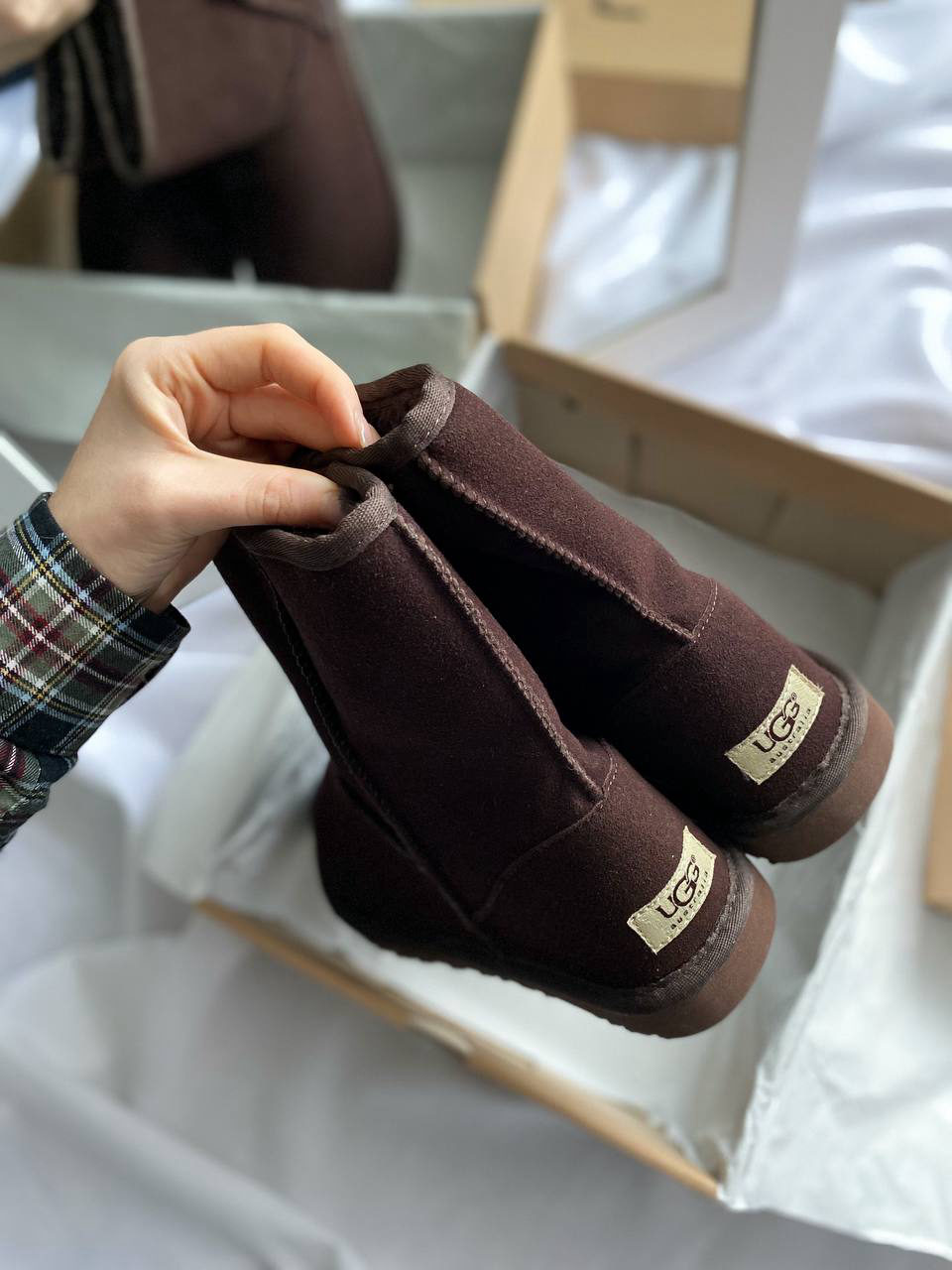 UGG Classic Short Brown Mocha (Распродажа) — фото 2