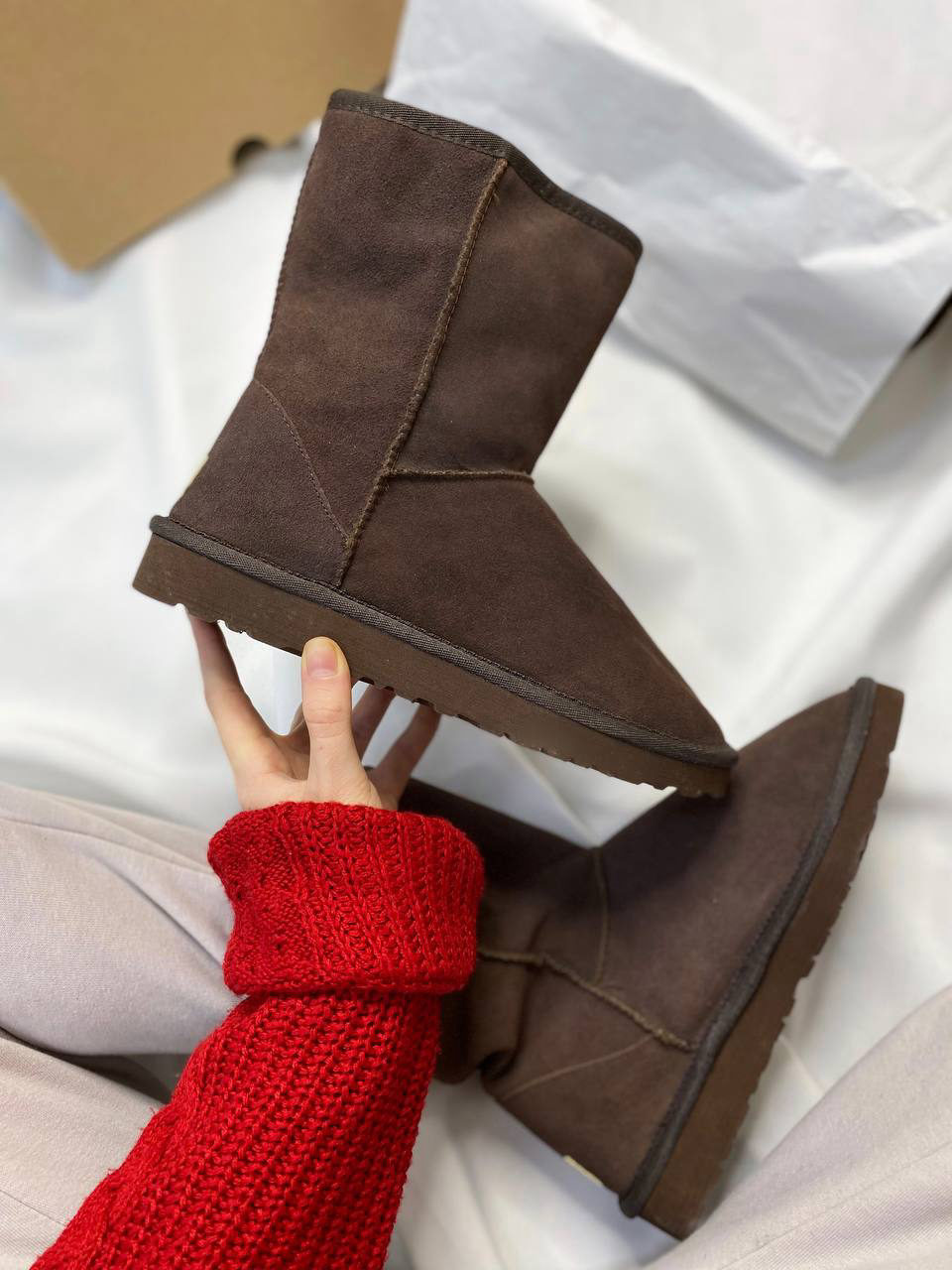 UGG Classic Short Dark Brown (Распродажа) — фото 2