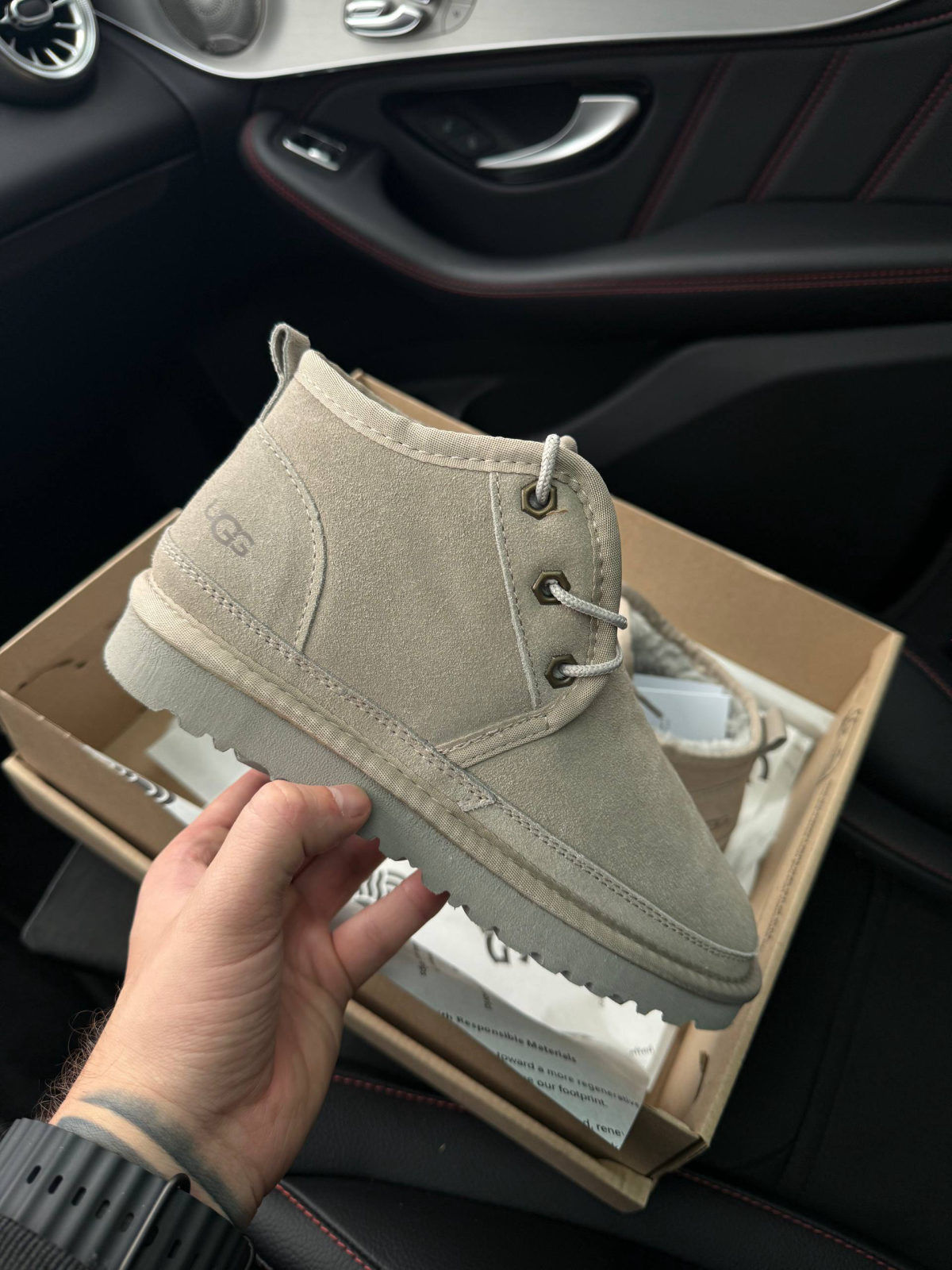Ugg Neumel “Grey” РОЗПРОДАЖ — фото 2
