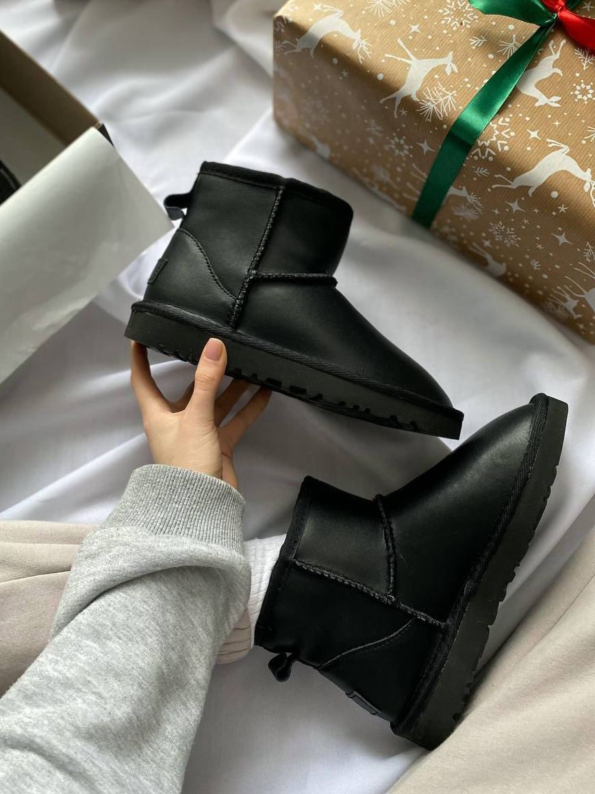 Ugg classic mini Leather РОЗПРОДАЖ — фото 2