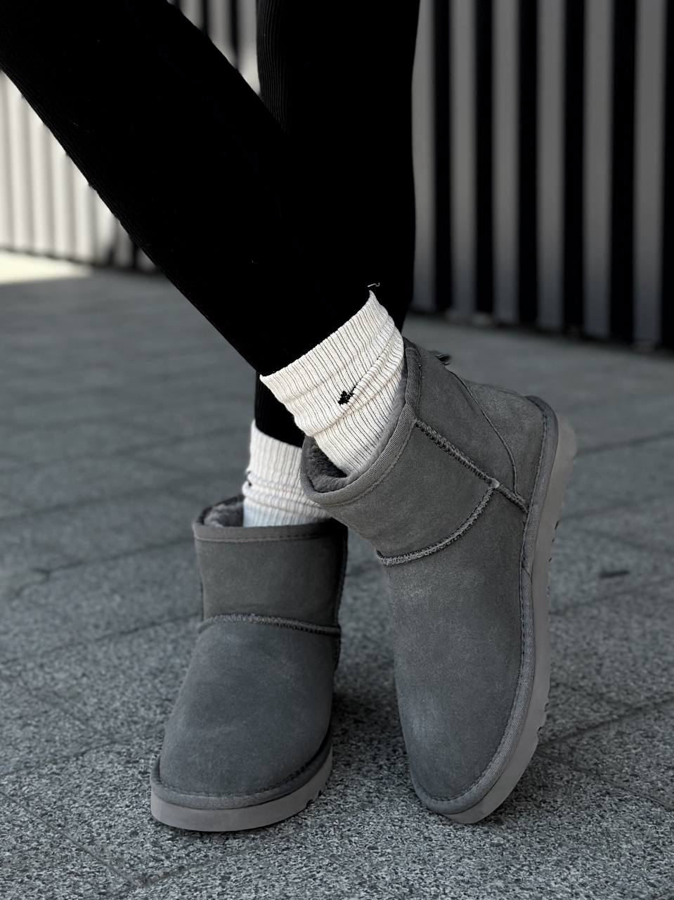 Ugg mini Grey Lux РОЗПРОДАЖ — фото 2