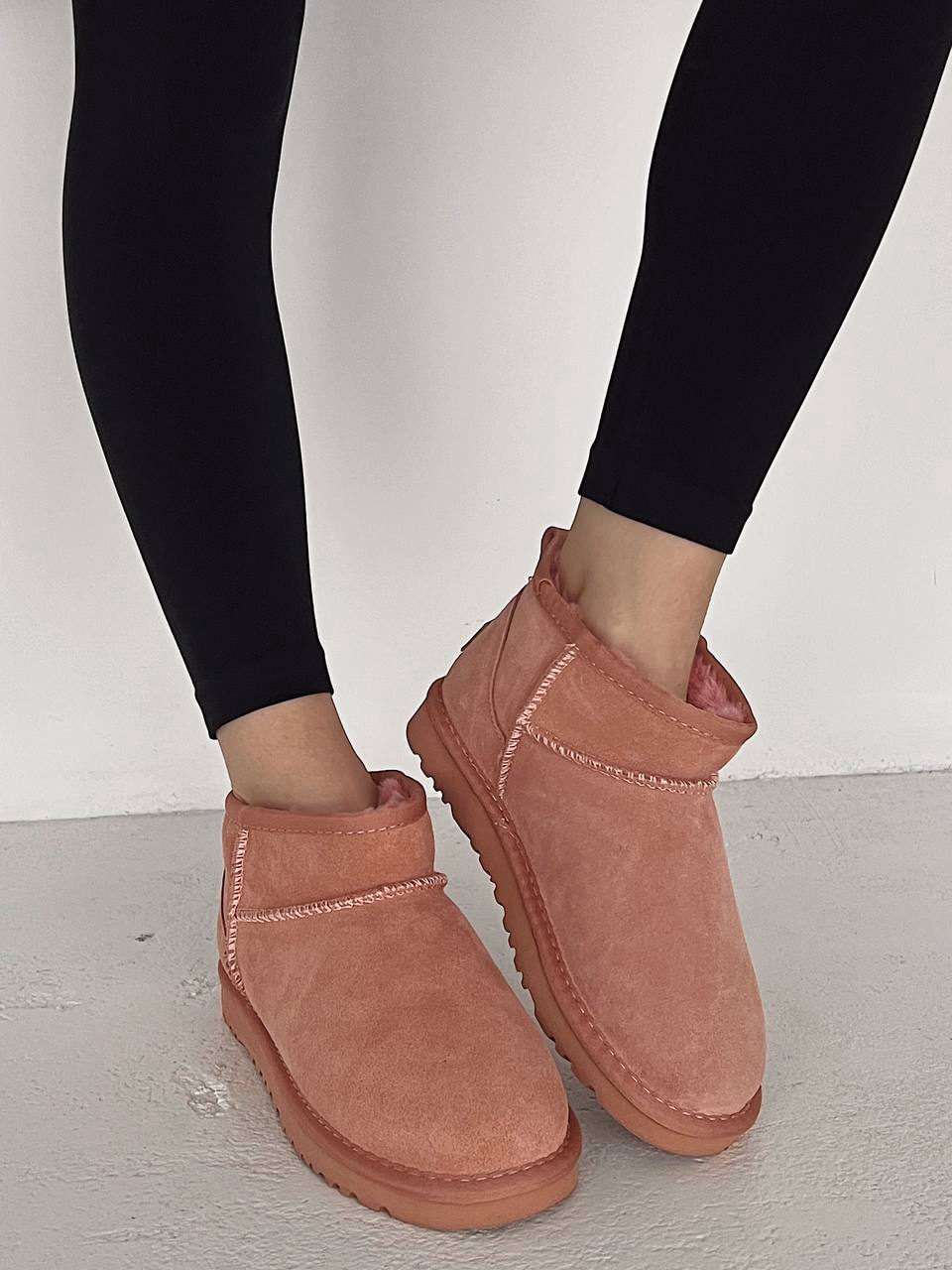 Ugg Ultra Mini Pink Suede РОЗПРОДАЖ — фото 4