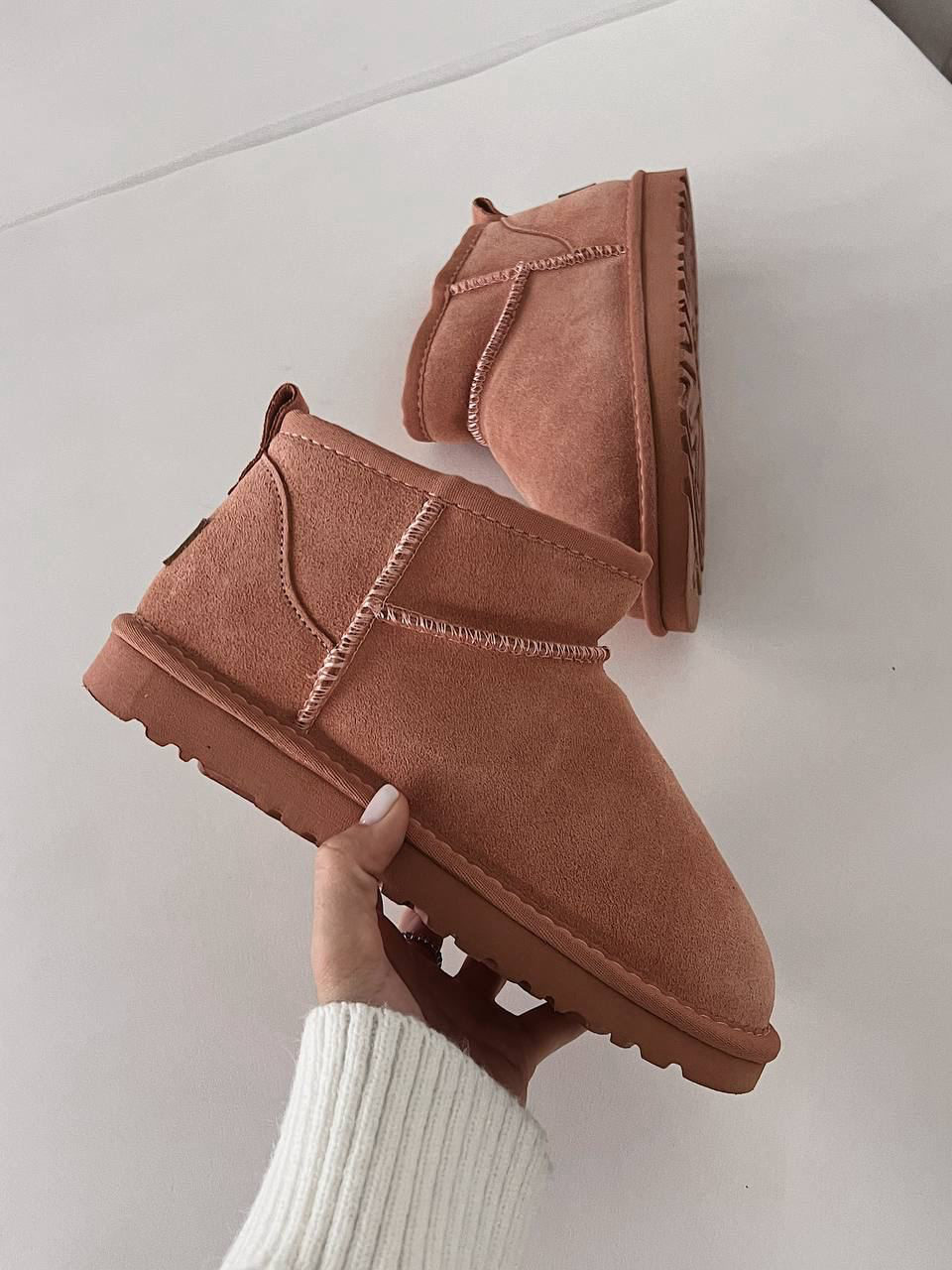 Ugg Ultra Mini Pink Suede РОЗПРОДАЖ — фото 2