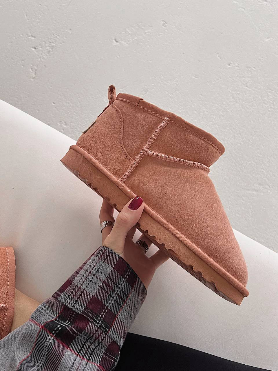 Ugg Ultra Mini Pink Suede РОЗПРОДАЖ — фото 3