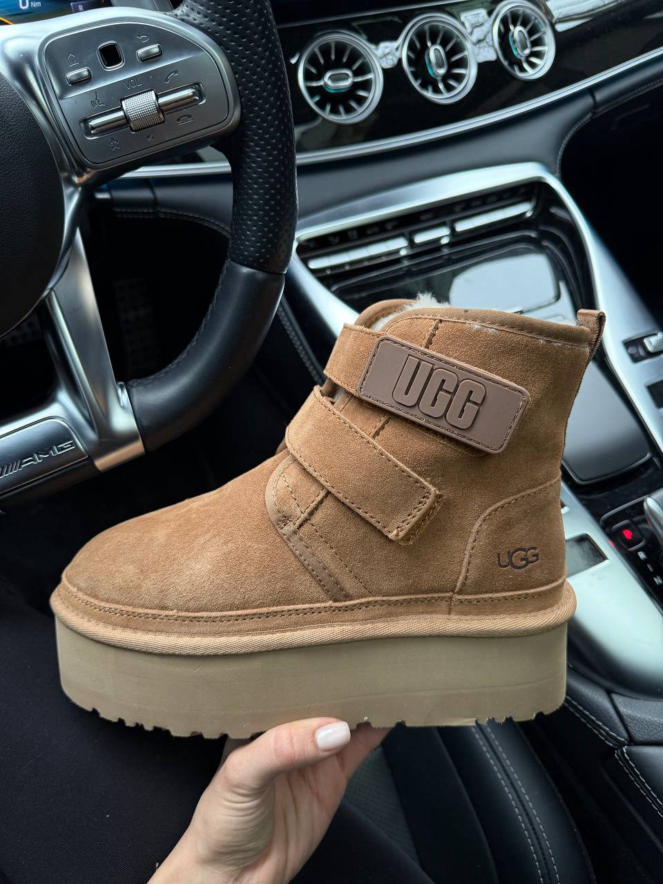 UGG Neumel platform boots chestnut — фото 3