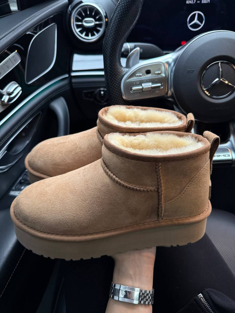 Ugg Ultra Mini Platform Beige Premium — фото 2