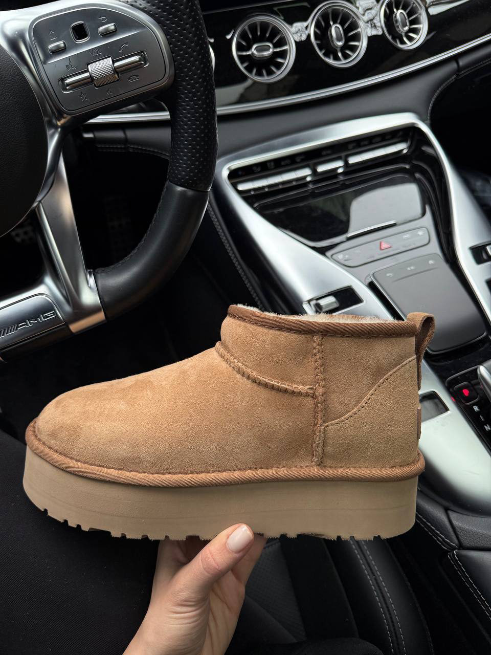 Ugg Ultra Mini Platform Beige Premium — фото 3