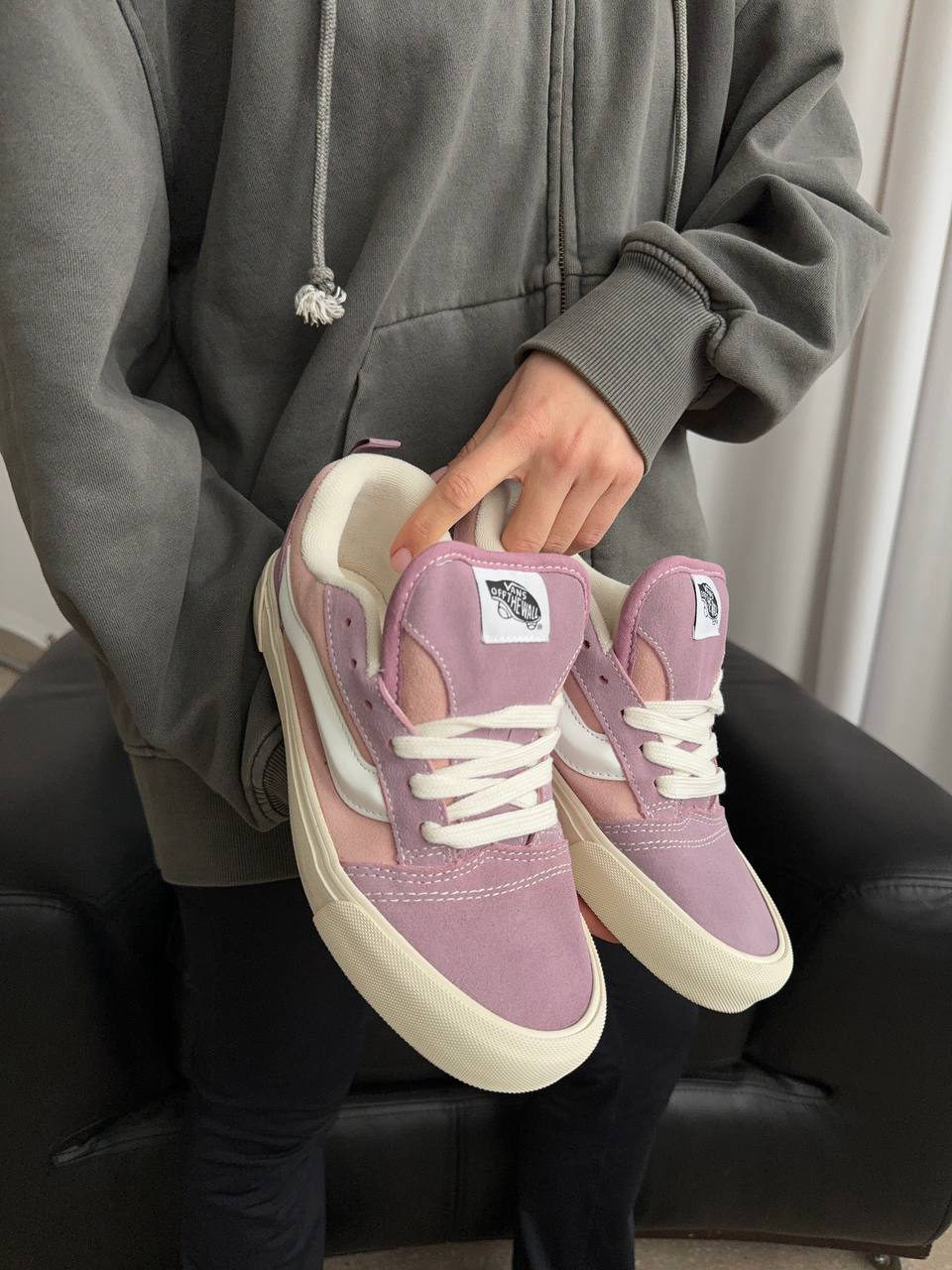 Vans KNU Plarform Pink Lilac — фото 2