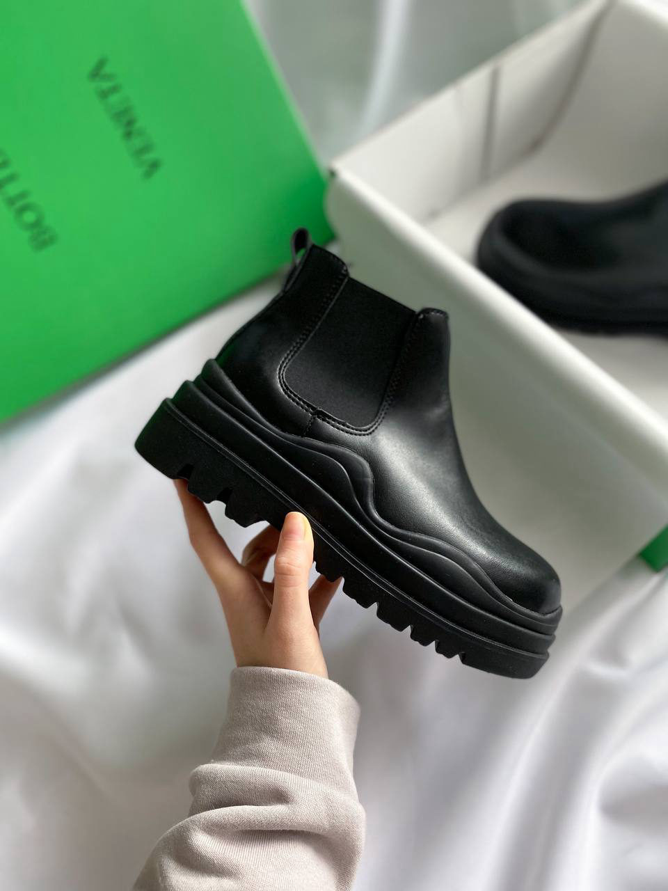 Bottega Veneta Mini Black No logo РОЗПРОДАЖ — фото 4