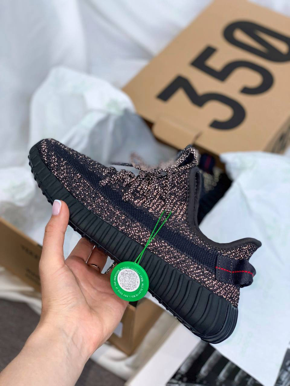 Yeezy 350 Black*(Full Ref) Premium — фото 2