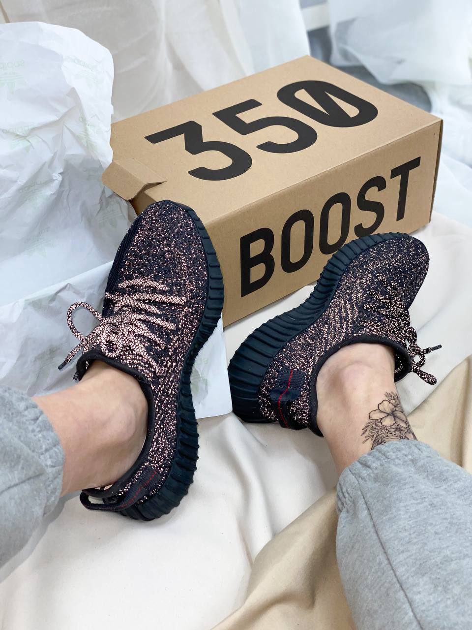 Yeezy 350 Black*(Full Ref) Premium — фото 3