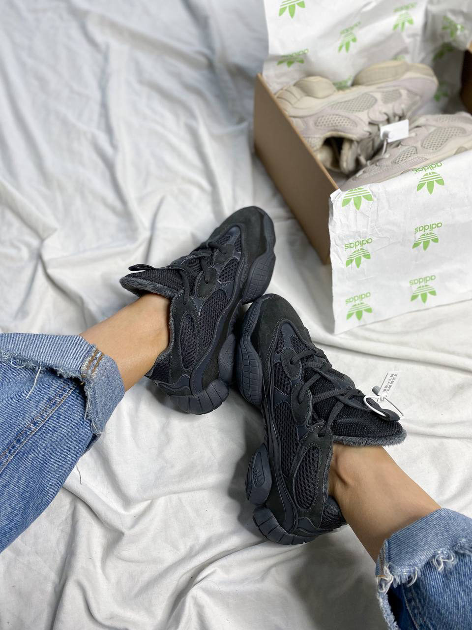 Yeezy 500 Utility Black(Утепленные) — фото 4