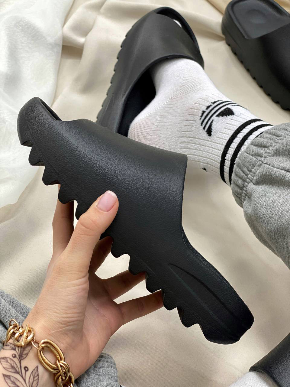 Yeezy Slide Black (Распродажа) — фото 3