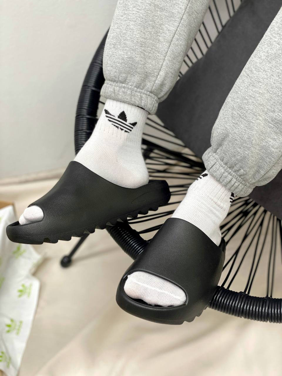 Yeezy Slide Black (Распродажа) — фото 2