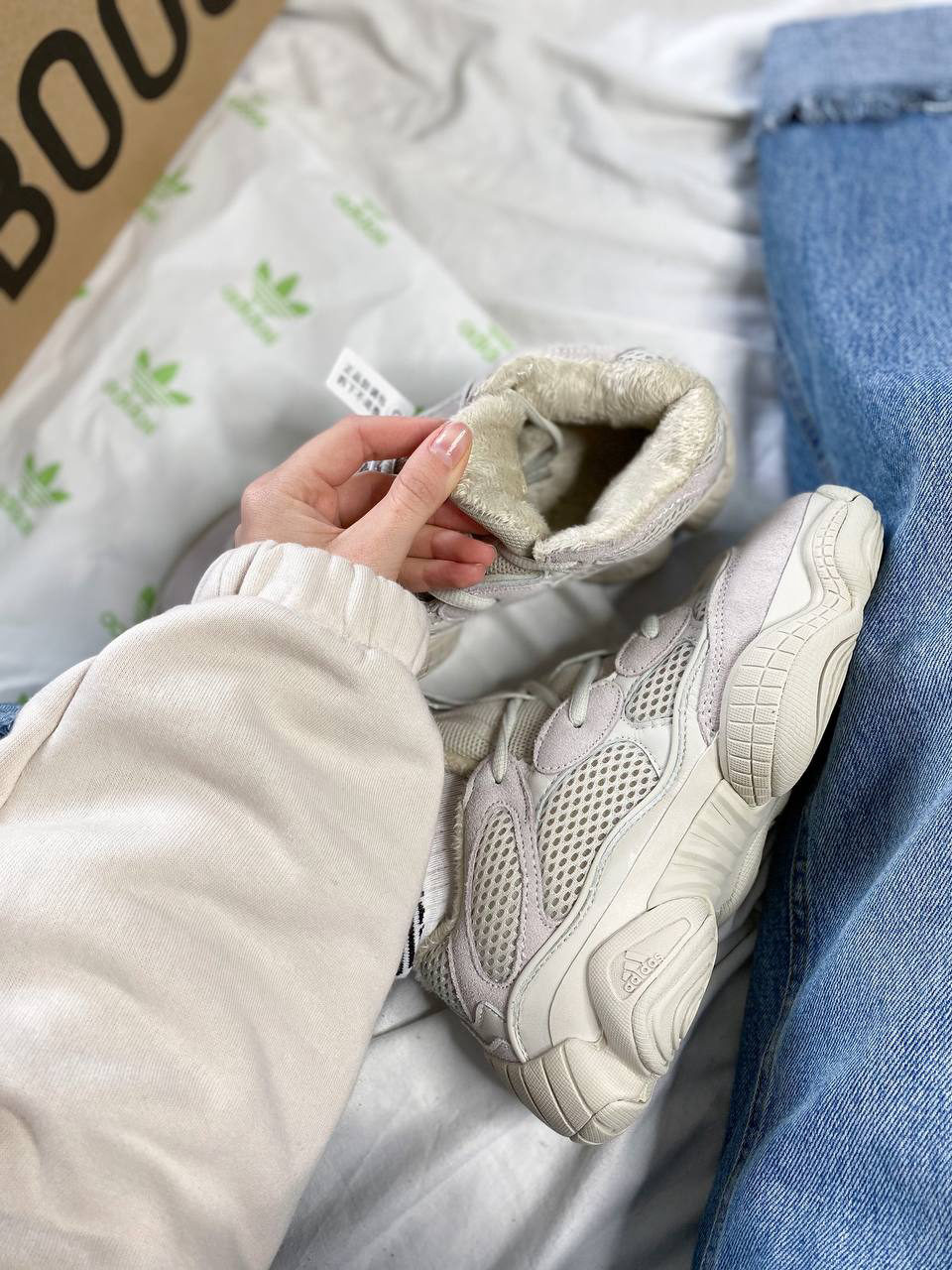 Yeezy 500 Stone (утепленные) — фото 3